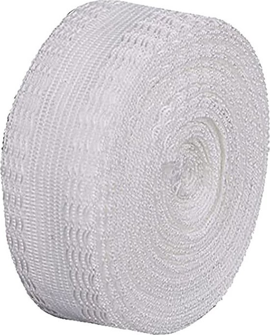 WiseGoods Luxe Iron-on Tape Pants Edge - Hemband Pantalons - DIY Edge Tape - Iron On Strip Jeans - Hobby Strips - Coudre - Wit 5M