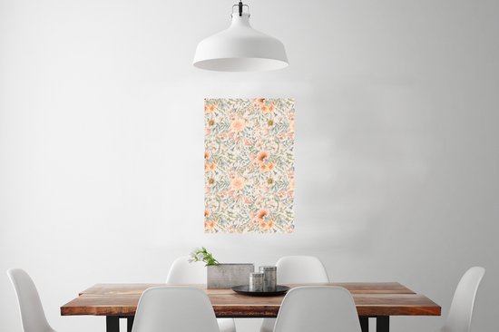 Affiche Fleurs d'été - Pastel - Motif - 40x60 cm