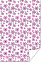 Poster Bloemen - Sakura - Roze - 120x180 cm XXL