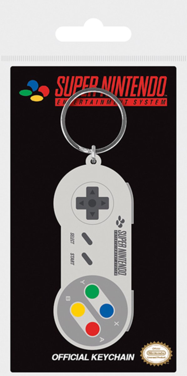 Nintendo - SNES Controller Rubber Sleutelhanger