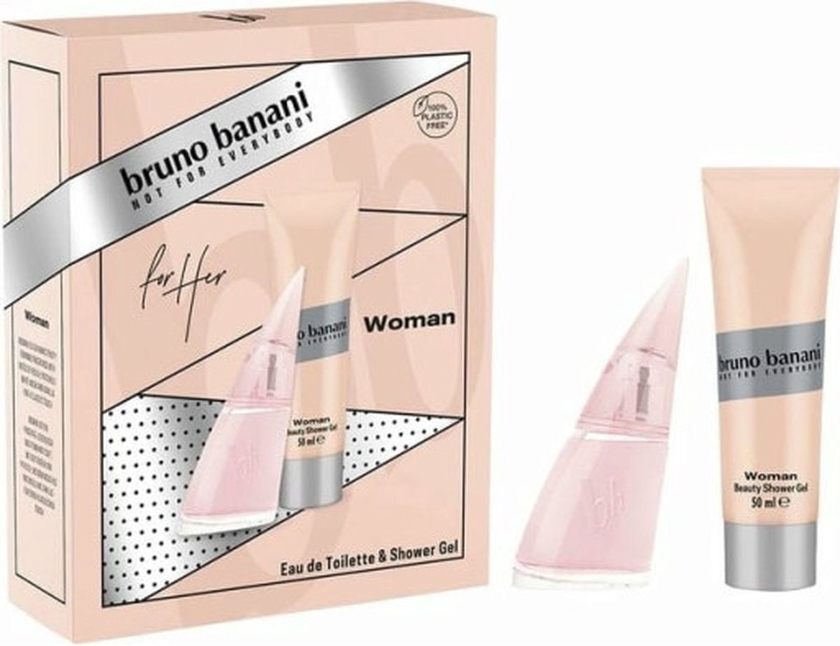 Bol.com Bruno Banani Not for everybody For her Edt & Shower Gel - Geschenkset - Cadeauset - Giftset. aanbieding