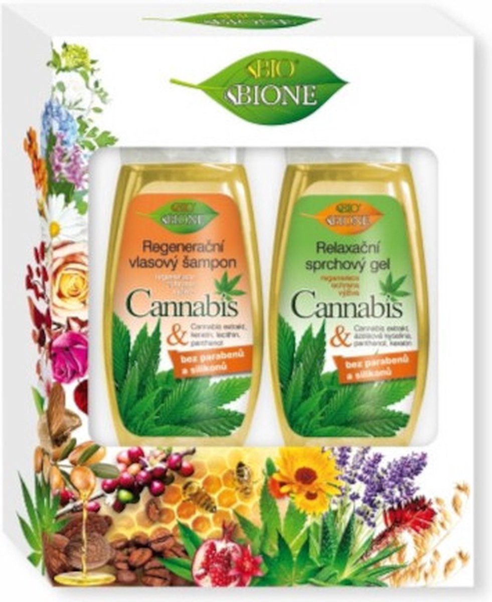Cosmetic Set With Bio Cannabis Shampoo