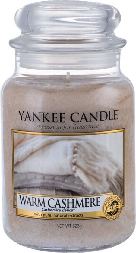 Yankee Candle Large Jar Geurkaars - Warm Cashmere - Yankee Candle