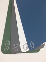 Flexibele Snijmat, 4-delig, 38x30x0.2cm, 4 kleuren, Kesper