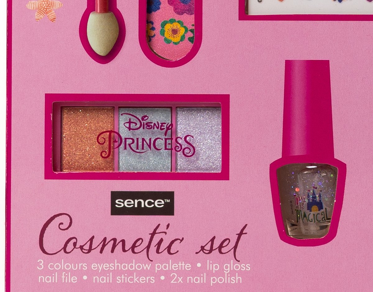 Disney Produits - Coffret Princesses Coffret 3 Vernis & Autocollants pour  Ongles - Enfant