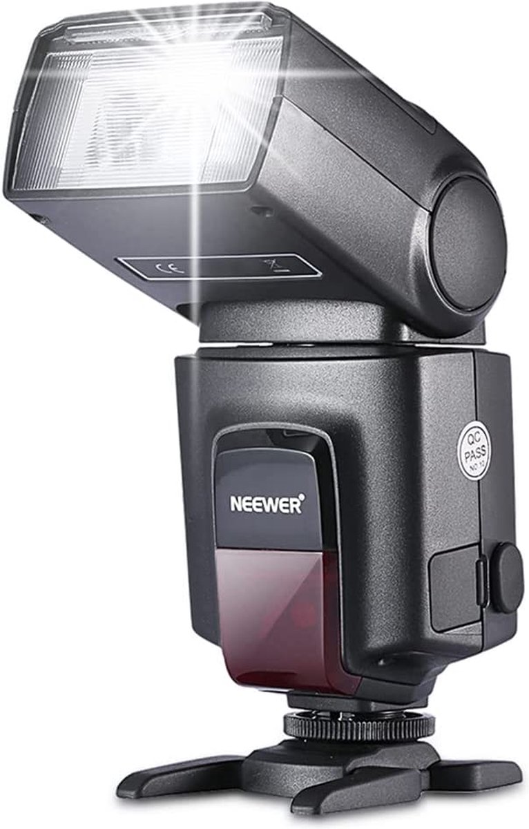 Neewer® - TT560 Cameraflitser Speedlite Geschikt voor Canon Nikon Panasonic Olympus Pentax en andere DSLR camera's - Digitale Camera's met Standaard Flitsschoen