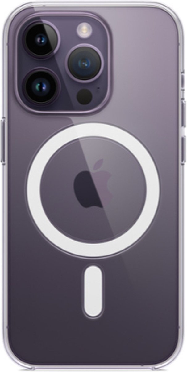 Magx | Transparant Magsafe Hoesje | Geschikt voor Apple iPhone 14 | Extra valbescherming