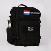 Backpack | Waterdicht | Rugzak | Rugtas | Dagrugzak | Wandelen | Hike rugzak | Schooltas | 45 Liter | Beast Mode ON