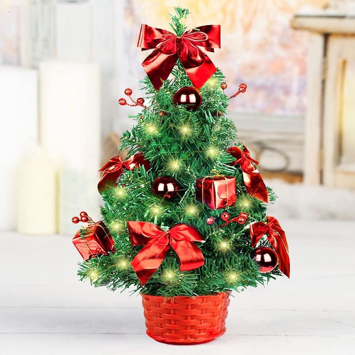 Kunstkerstboom – Premium kwaliteit - realistische kerstboom – duurzaam 39,2 x 21,6 x 11,5 cm