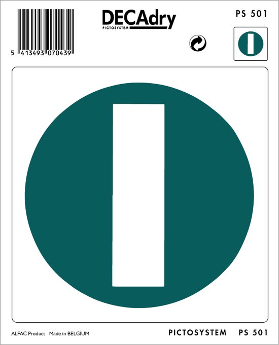 decadry toegang sticker | bol