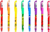 Fruity Squad - 8 Gelpennen met geur - 8 kleuren - Fruitgeur - Kinderen - Schrijven - Knutselen - Creatief- Kleuren - Rainbow - Schoencadeau