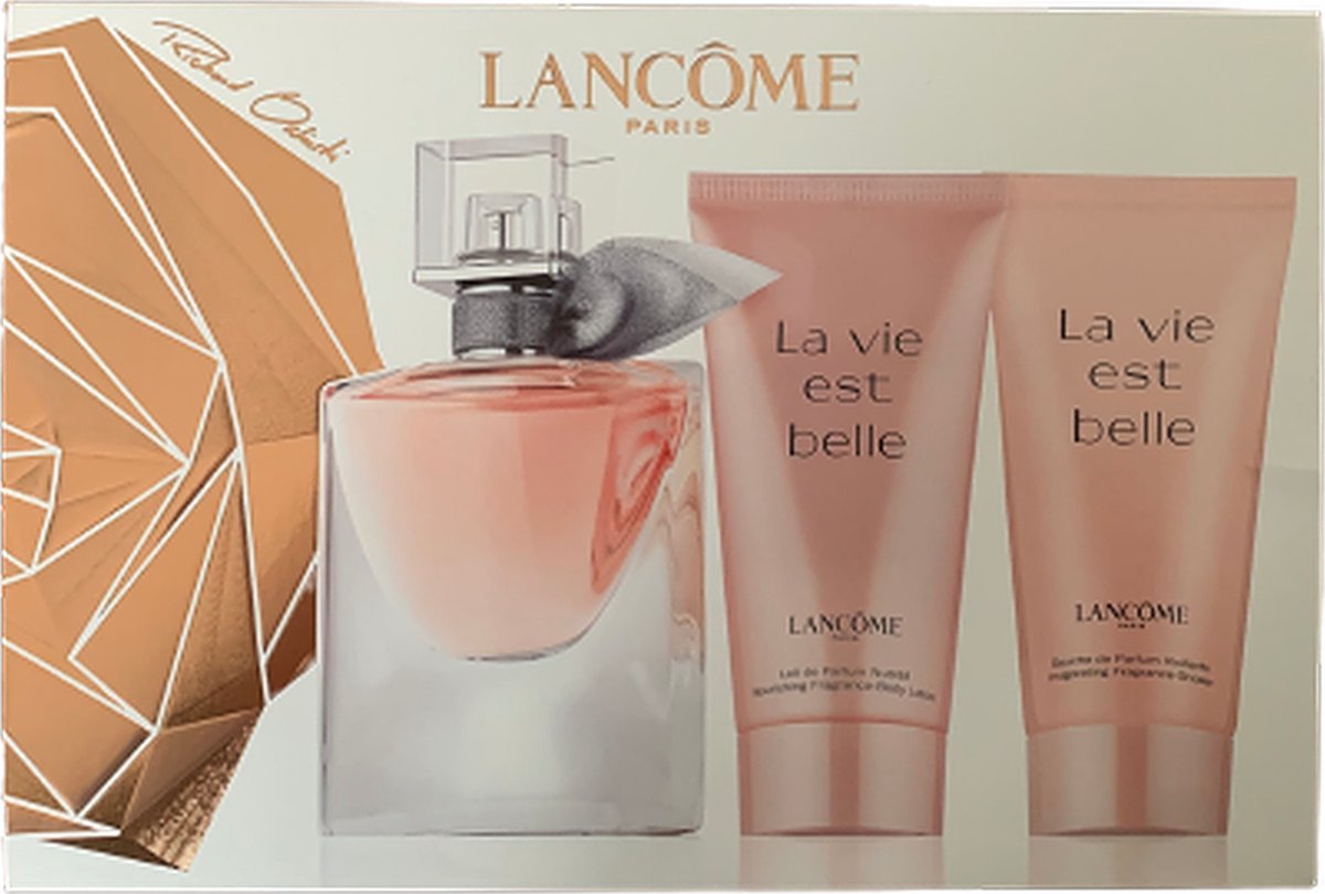 Lancome La Vie Est Belle Geschenkset - Eau de Parfum 30 ml + Douchegel 50 ml + Bodylotion 50 ml