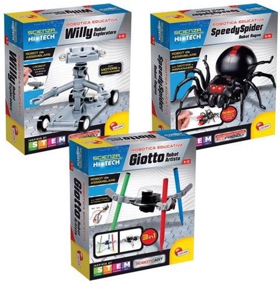 EDUCATIONAL ROBOT GIOTO, SPEEDYSPIDER, WILLY WORD WILLEKEURIG VERZONDEN