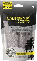 California Scents 3 zakje met actieve kool met ophang band-actieve kool- zonder parfum
