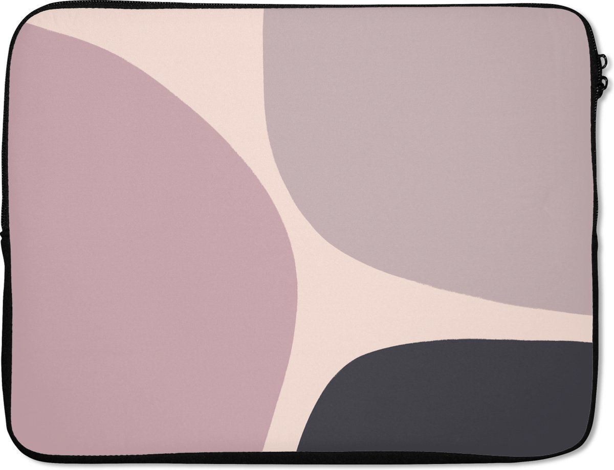 Laptophoes - Abstract - Pastel - Design - Minimalisme - Laptop - Laptop sleeve - 15 6 Inch