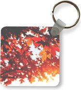 Sleutelhanger - Uitdeelcadeautjes - Herfstbladeren - Landelijke decoratie - Zon - Plastic