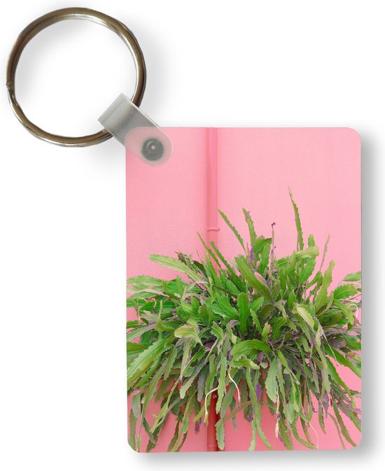 Blad Sleutelhanger Tropisch Groen Blad Sleutelhanger