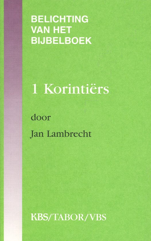 Cover van het boek '1 Korintiers / druk 1' van Jan Lambrecht