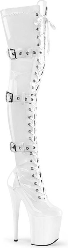 Pleaser FLAMINGO-3028 Plateau Overknee Laarzen US 39 Shoes