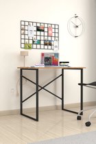Bol.com Bureautafel - 60x90 cm - Bureautafel - Computertafel - Bureau - Laptoptafel - Bureautafel volwassenen - Houtkleur aanbieding