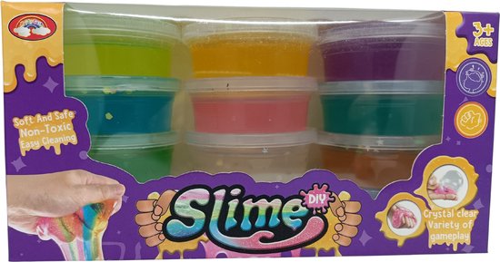 dump Pat Goedaardig Slime - Slijm - 12 Potjes - Squishy - Putty - Helder Gekleurde Slime |  bol.com