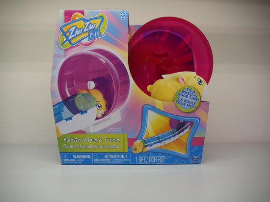Zhu Zhu hamster wheel & tunnel