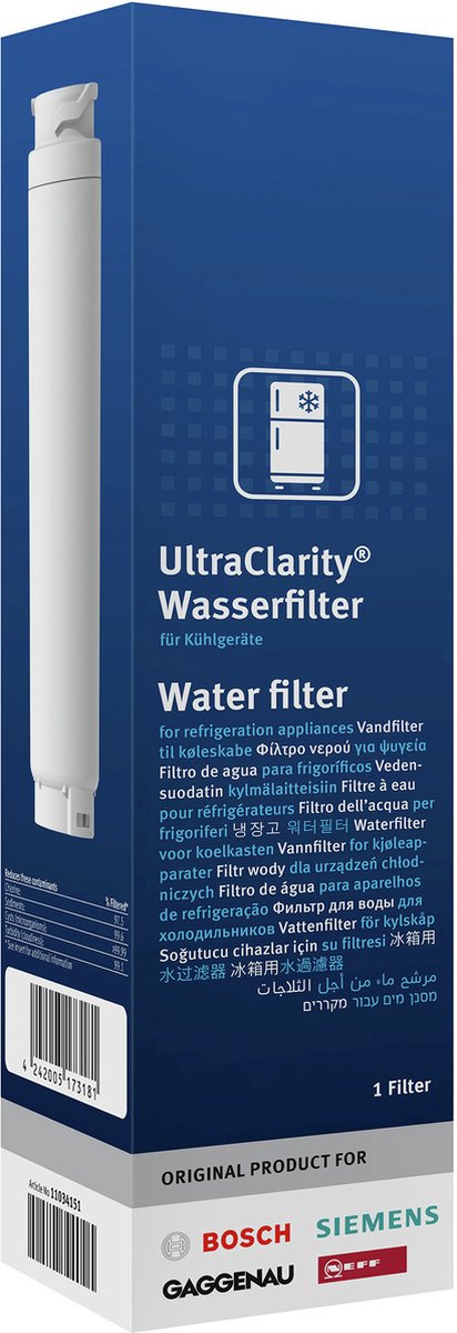Bosch Siemens Waterfilter Amerikaanse Koelkast Origineel 11034151 — afbeelding 4