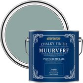 Rust-Oleum Blauw Chalky Finish Muurverf - Gresham Blauw 2,5L