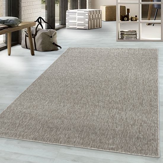 Tapis Cabanon Tapis Uni Poils Ras Beige - 160x230 CM