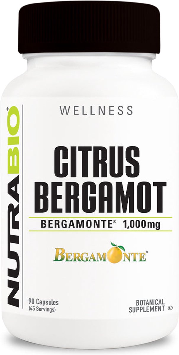 Nutrabio Citrus Bergamot - 90 Plantaardige Capsules