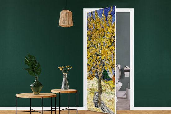 Deursticker Moerbeiboom - Vincent van Gogh - 85x205 cm - Deurposter
