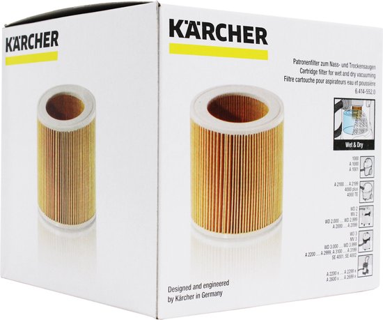 Kärcher Patroonfilter WD/SE series | Bestel bij