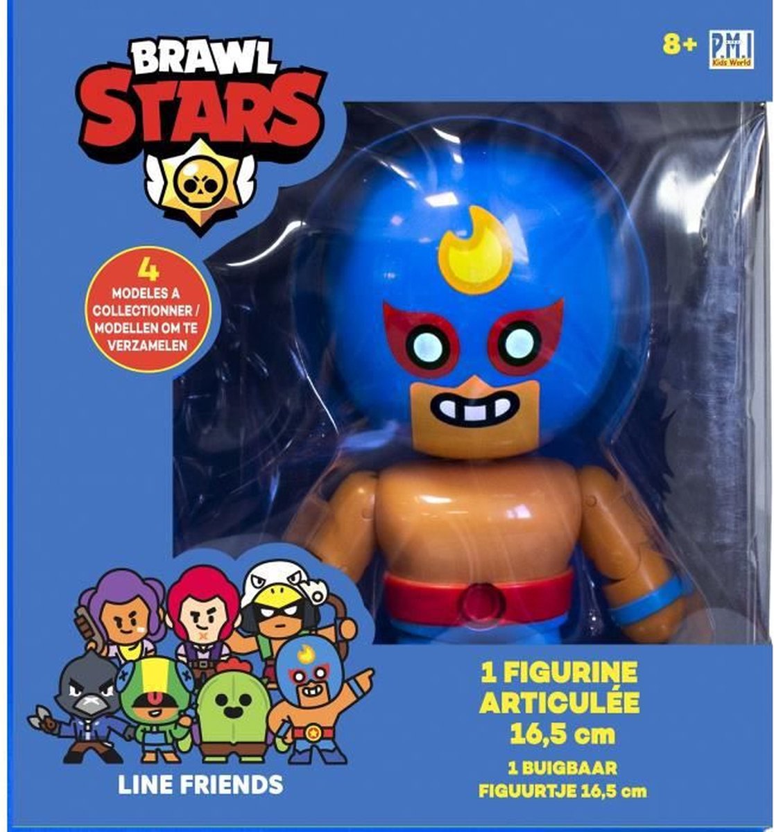 Brawl Stars El Primo - 1 Gearticuleerd beeldje 16,5 cm - Lot #2 - Collectie Figurines - Video games -Buigbaar Figuur
