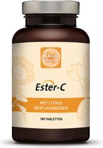 Ester-C 1000mg - 180 Gebufferde Vitamine C Tabletten - Verbeterde opname van Vitamine C - Kala Health