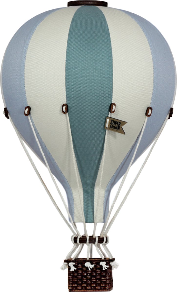 Super Balloon Decoratieve Luchtballon | Kinderkamer Decoratie | Luchtballon Mobiel babykamer | Beige/Mint/Green Small