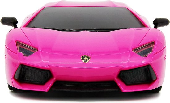 Lamborghini Aventador Rose, Voiture télécommandée à l'échelle 1:24, Phares de