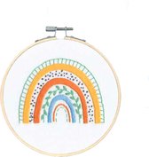 Borduurpakket Regenboog - Dimensions - Mod Rainbow - Borduurpakketten Voor Volwassenen - Borduurset Compleet - Hobby en Creatief - Borduren
