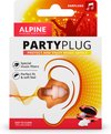 Alpine PartyPlug - Comfortabele oordoppen voor muziekevenementen, concerten en festivals - Transparant - SNR 19 dB