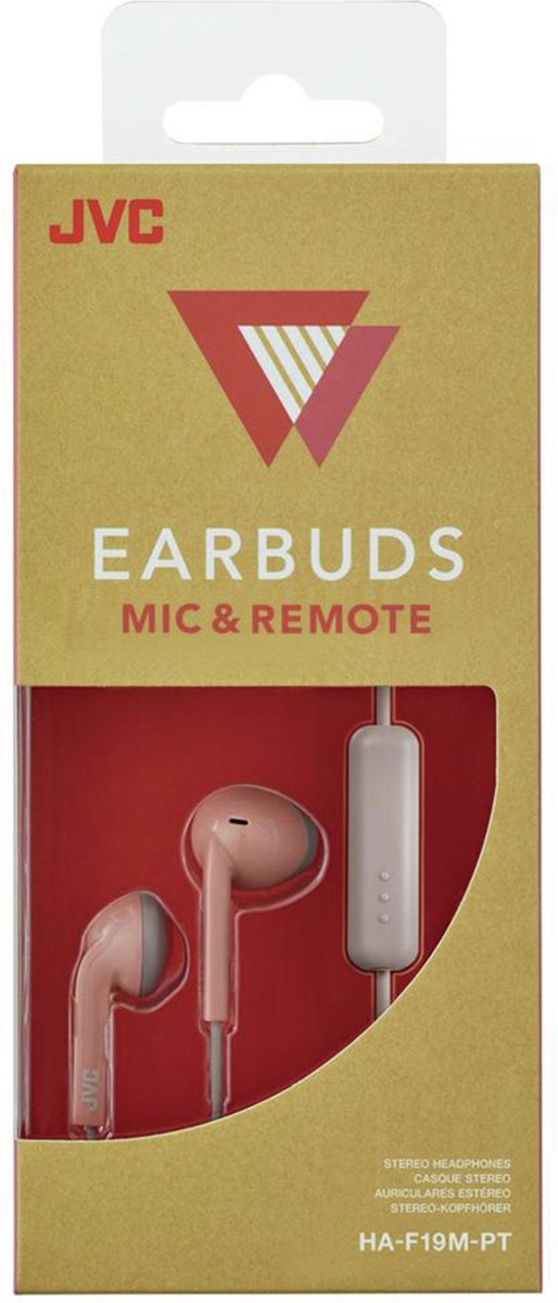 JVC HA-F19M-PT-E - In-ear oordopjes