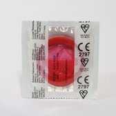 Aardbeiensmaak - Flavoured - Condoom - Anoniem verstuurd - Per Stuk