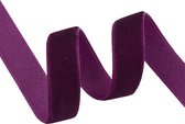 Fluweel lint 10mm (1cm) | Fluweel Band | Velvet Lint | Medium Violet Bordeaux Rood Fluweellint | Cadeau Lint | Velvet | Decoratie | Rol: 5 Meter