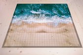 GridStuff Battlemat - Sandy Shores (80x80cm) 1 inch vakjes