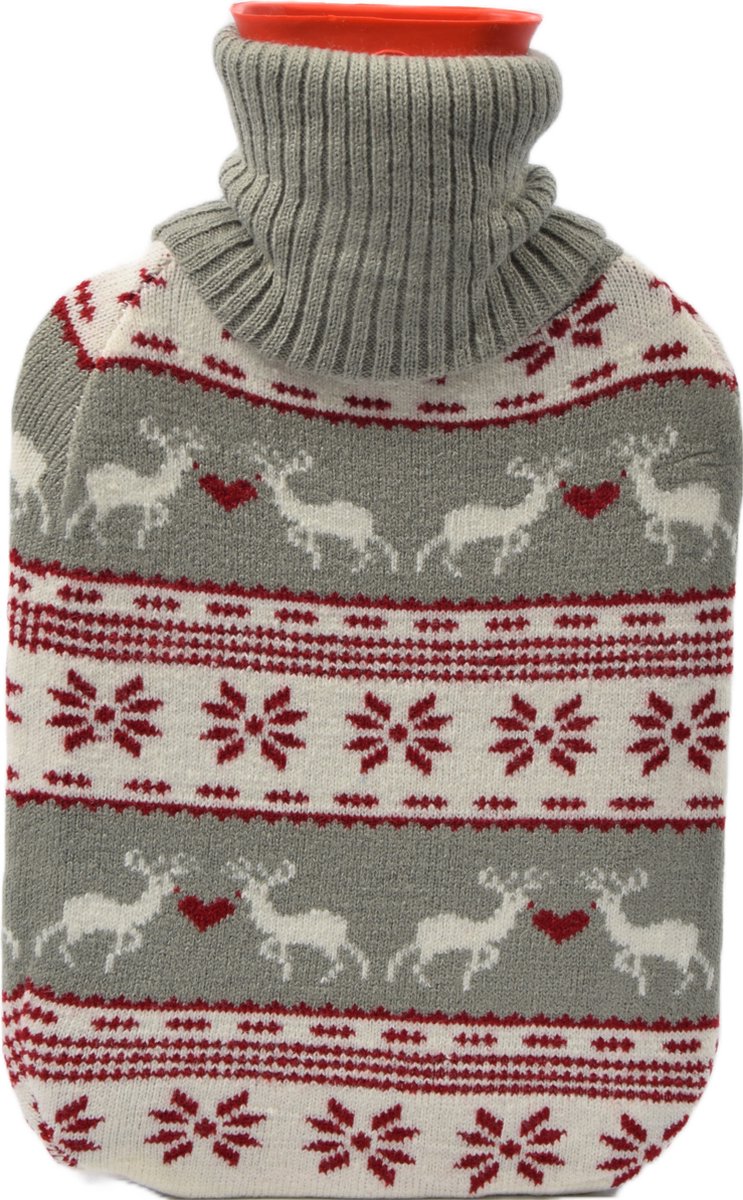 Goedkoopste Luxe Warmwaterkruik| 2 liter | Kruik met luxe hoes | Gekleurd hoes | water kruik voor winter| Heetwaterkruik |Hot water bottle