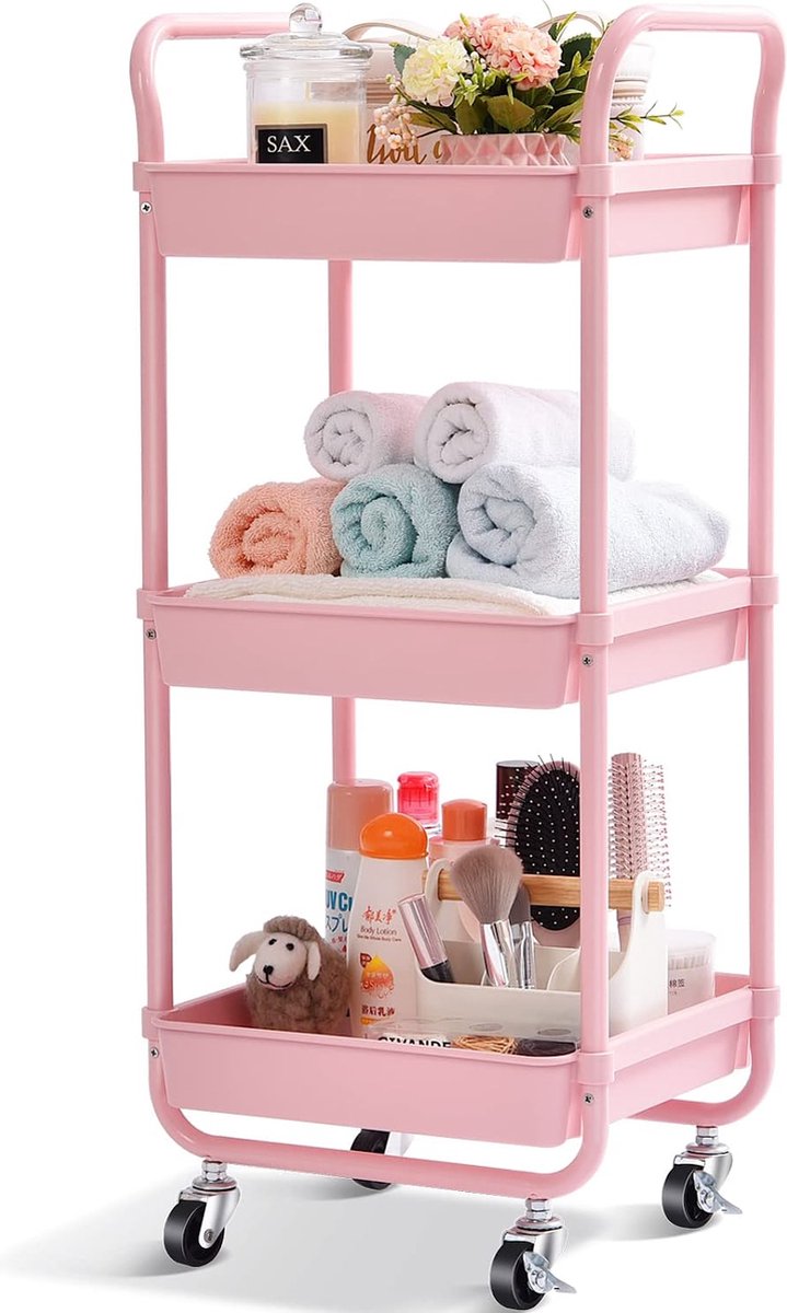 Serveerwagen - Keukentrolley - Op wieltjes – Duurzaam – Kitchen trolley – Serving trolley