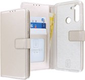 Motorola G Pro Hoesje Met Pasjeshouder Bookcase Goud