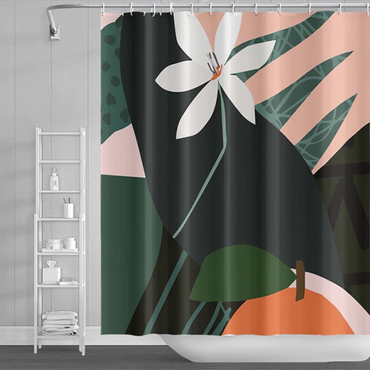 Douchegordijn Mees 150x180 cm - met ringen