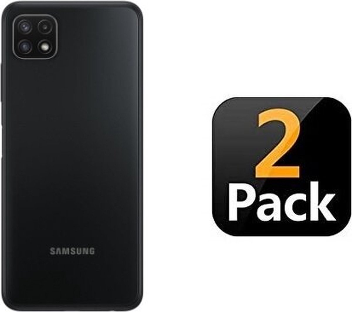 Samsung S22 Hoesje TPU Siliconen Zwart 2x