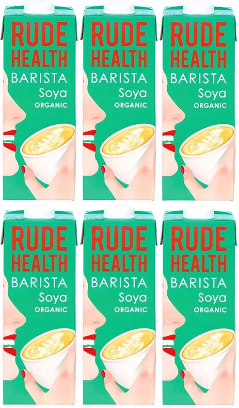 Rude Health | Barista Soya (Barista Sojamelk) - 6 x 1L