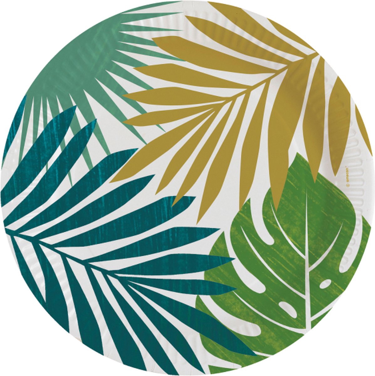 Amscan - Tropical Palmtree - 8 borden Key West 23 cm