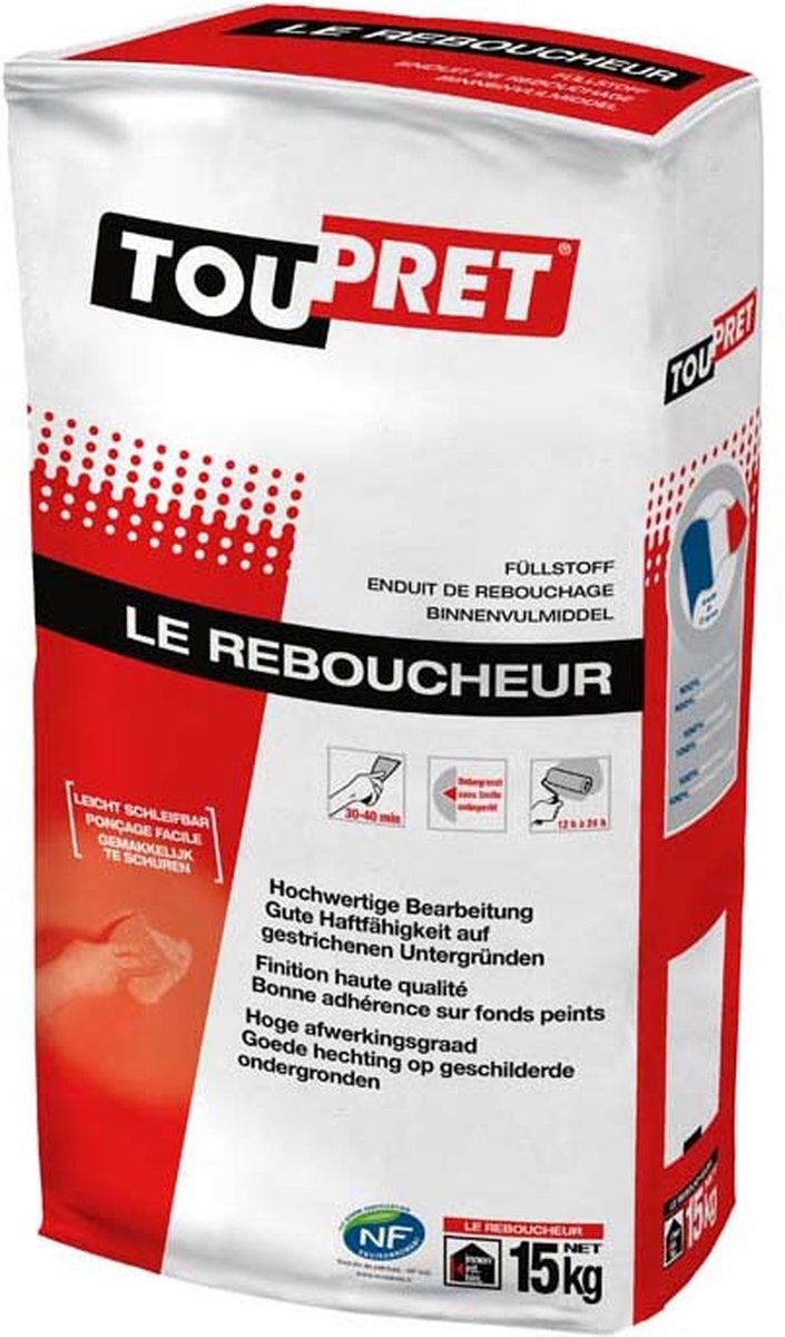 Toupret Le Reboucheur - 15KG